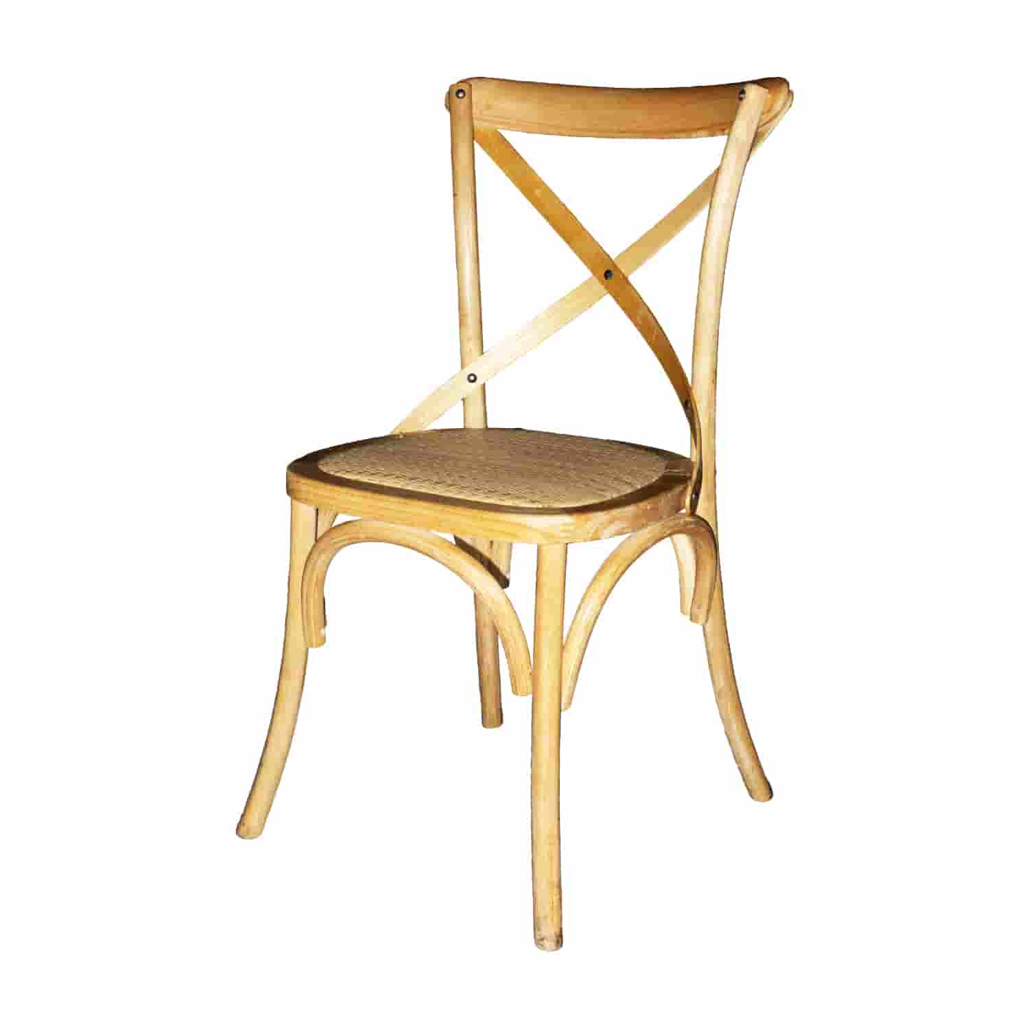 Scaun Cross Back din lemn