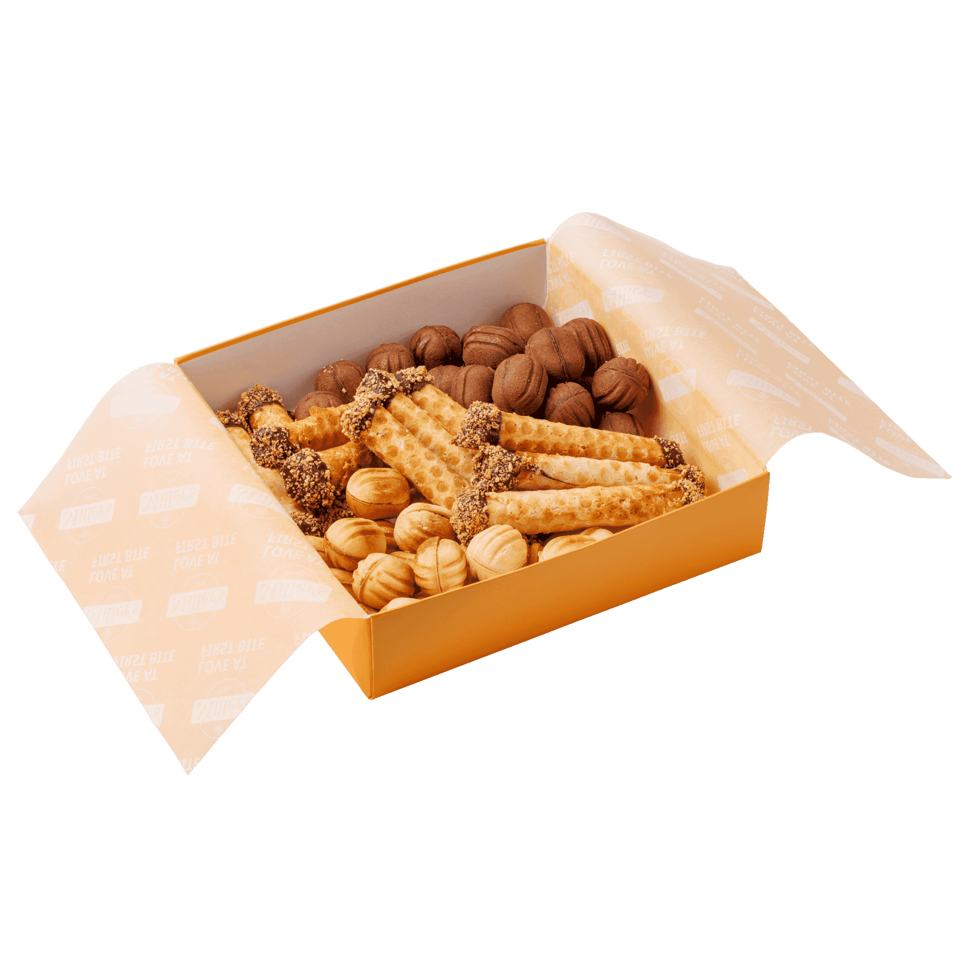 Asorti de nucușoare și trubociki