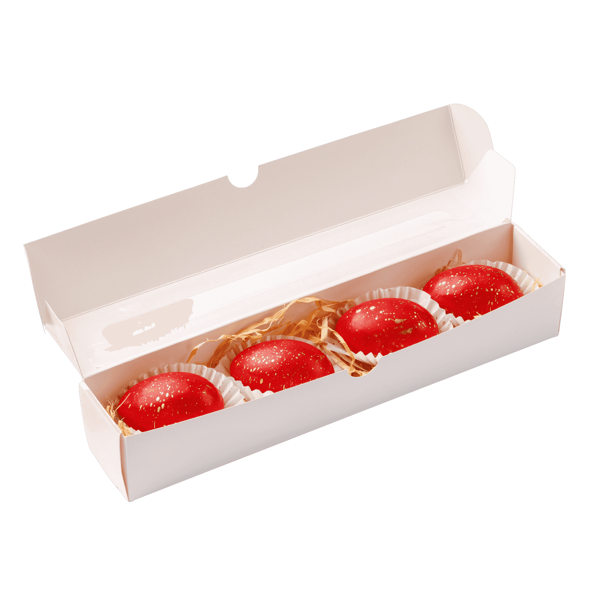 Ouă Caske Pops roșii