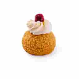 Шу с ванилью и смородиной