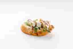 Брускетта с бри и карамелизированной грушей