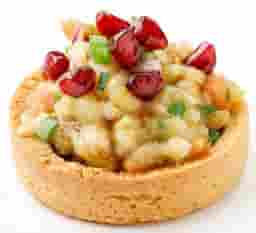 Тарталетка с баклажанной икрой